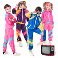 Children Disco Clothing Dance Sportswear Blue Coat