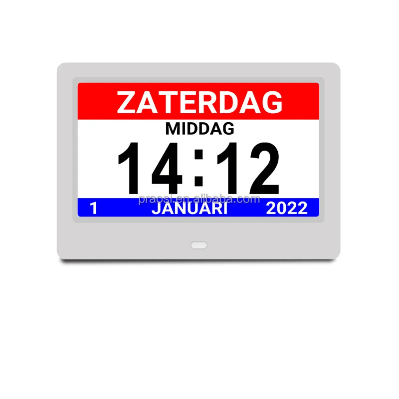 Wholesale New Dementia Clock Digital Calendar 7 8 10 12 13 14 15 Inch for Old Father Mother