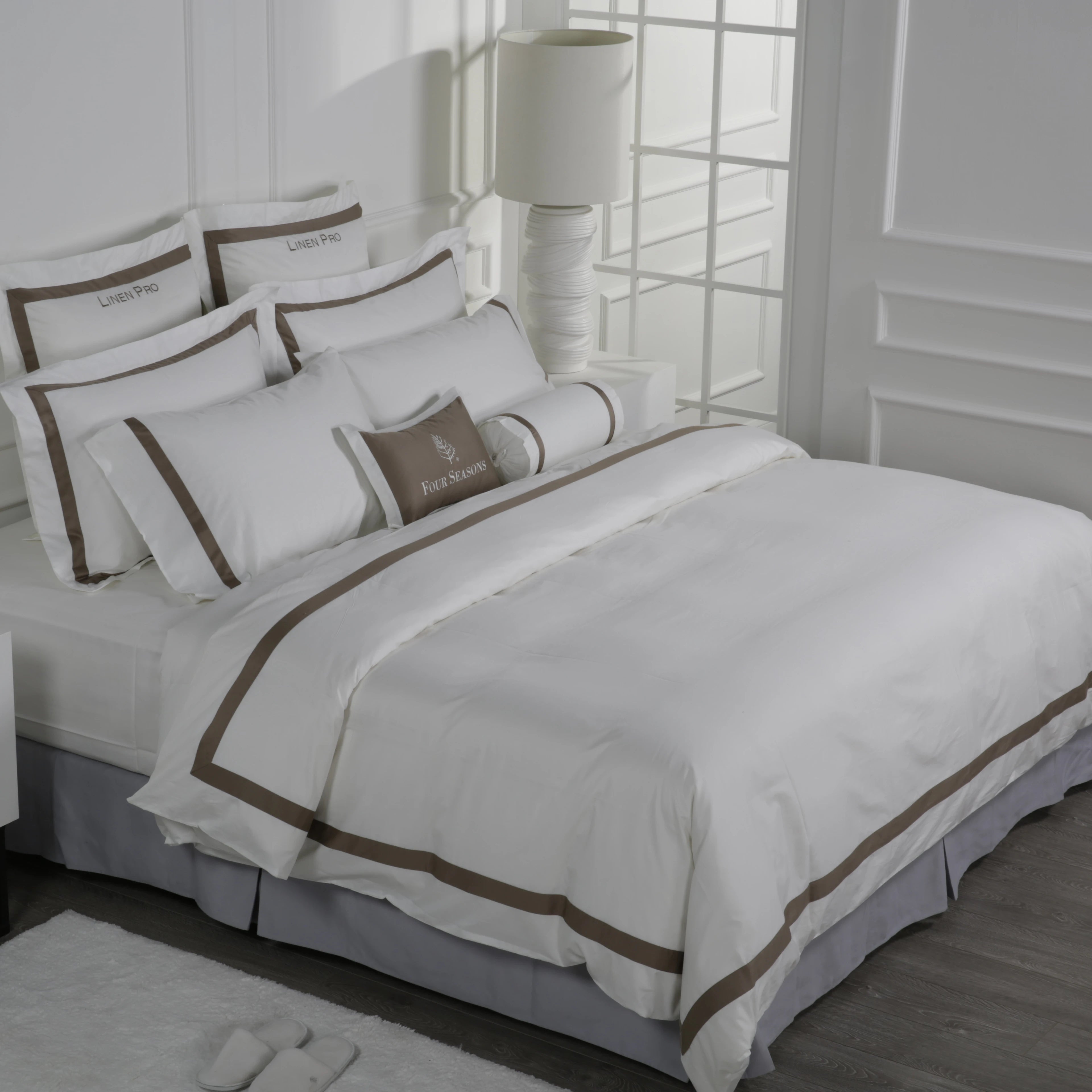 Wholesale Comforter Set Bedding Design Double Size 100 Cotton Plain Hotel Bed Sheets