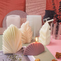 Coral Shell BPA Free Eco-Friendly Silicone Candle Mold for Large Scallop Fondant Cake and Resin Craft Easy to Demol