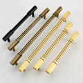 Hot Sale Antique Black Gold Brass Handles for Kitchen Cabinets Copper Pulls