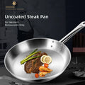18cm Modern Stainless Steel Non-Stick Frying Pan with Single Handle Gas & Induction Ready
