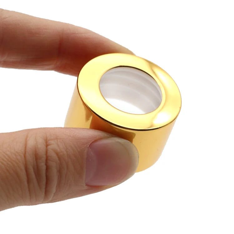 18mm 24mm 28mm Different Size Screw Diffuser Bottle Plastic Aluminum Cap with Hole