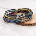 Bohemian Adjustable Jewelry Gift Ribbon Braided Handmade Bracelet