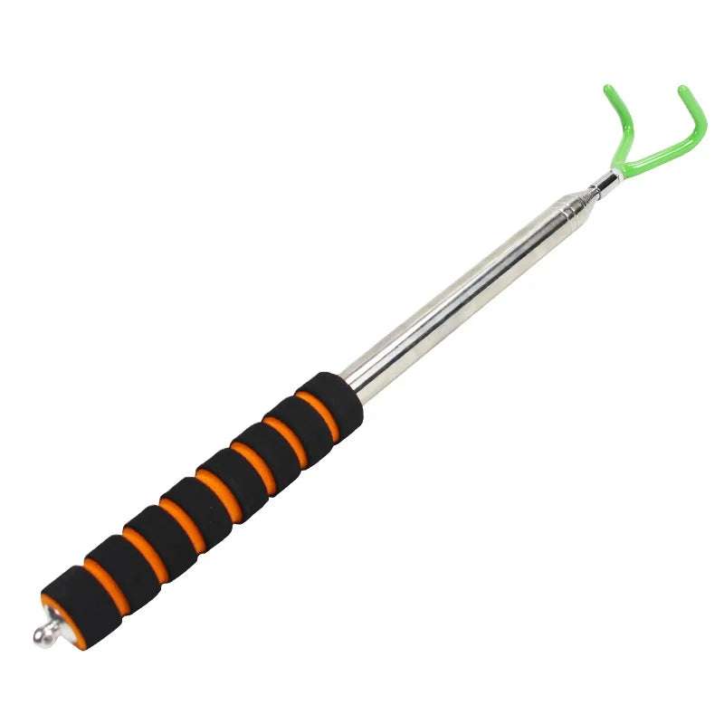 Xinxing 10-Foot Steel and Stainless Steel Telescopic Pole with Double Hook for Portable Disc Golf Retriever