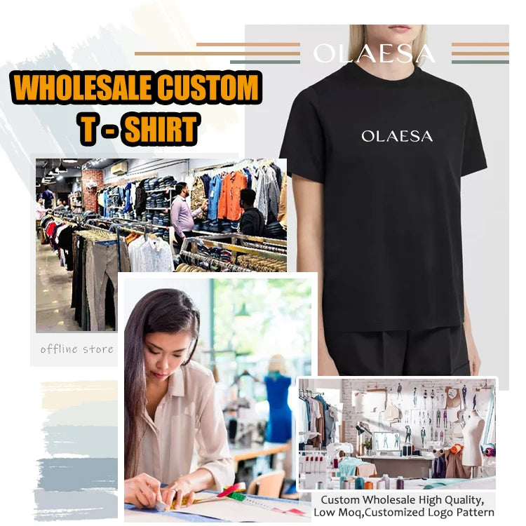 Top Quality Tshirt Manufacturer Supplier Tee Shirts Bulk Wholesale Vendors Customized Your Own Brand Custom Made T-shirt