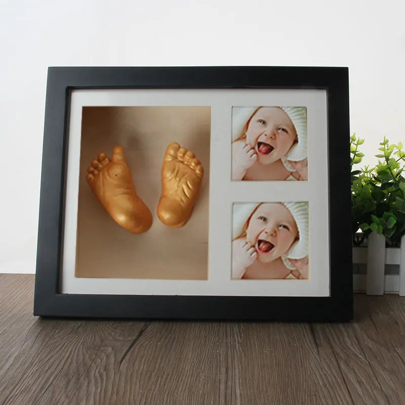 Baby Frame Hand and Foot Sculpture DIY Baby Photo Frame
