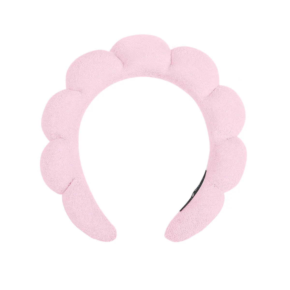 Women's Spa Headband Non-Slip Soft Terry Towel Fabric Breathable Absorbent Fashion Style Face Washing Makeup Puffy Padded Sponge