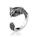 SS8-398R Steel Soldier Owl Ring Men Stainless Steel Ring Popular Personality Smart Polish Jewelry for Europe