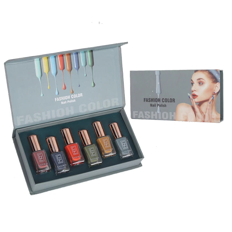 OMT Luxury Custom Printed Design Logo Empty Nail Polish Oil & Gel Rigid Paper Box Packaging Recyclable