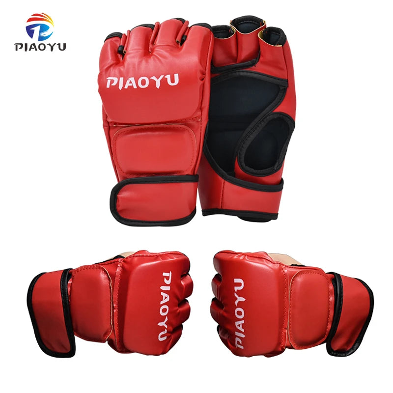 Sanda Training Punching Bag Half Finger Boxing Gloves Suitable for Adult Entertainment Sport