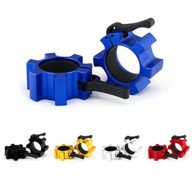 Aluminum Alloy Gym Fitness Barbell Collar Lock Clip Clamp Weight Lifting Bar Accessory