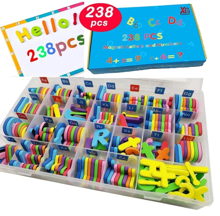 New Diy EVA Magnetic Alphabet Educational Toys Custom Shape Back to School Magnetic Letters and Numbers Magnetic Sticker