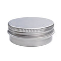 Factory Supply 1 oz 30ml Recyclable Cream Aluminum Jar with Screw Cap Roll on Sealing for Skin Care for Skin Care