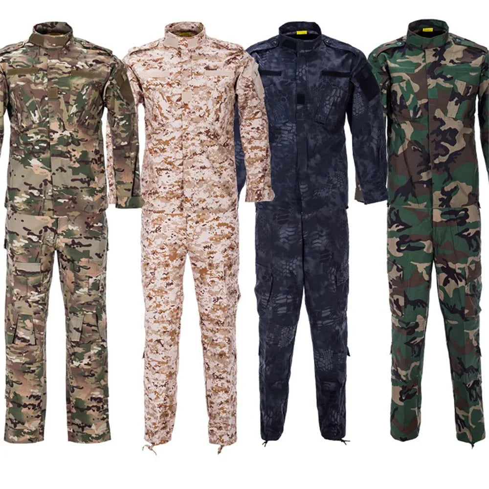 OEM ODM Special Clothing Men's Hunting Clothes Camouflage Jacket Windproof Camouflage Pants