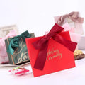 Custom Kraft Paper Gift Bags for Weddings and Parties 'Thank You' Wedding Candy Bag with Ribbon for Promotions