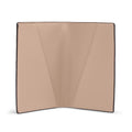Wholesale Personalized Custom Logo Fashion Minimalist Handmade PU Leather Passport Holder Cover RFID Blocking Passport Wallet