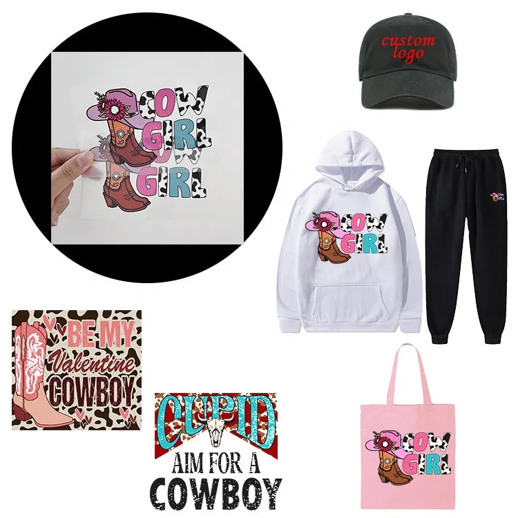 Wholesale A4 Custom for DTF Heat Transfers Vinyl PET Plastisol Press Sticker Logo Design Screen Prints Iron Transfer for Clothes