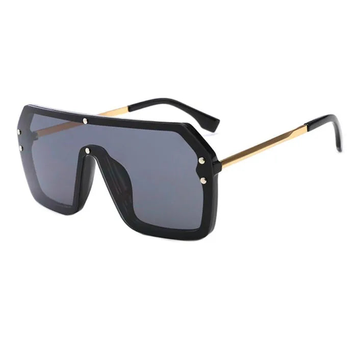 Popular Brand Your Own Square Fashionable One Piece Gradient PC Lenses UV400 Sunglasses for Men Women