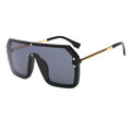 Popular Brand Your Own Square Fashionable One Piece Gradient PC Lenses UV400 Sunglasses for Men Women