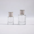 Custom Luxury Clear 50ml 30ml Perfume Pump Sprayer Glass Bottle Factory Customizable Screen Printing Refillable Custom Color