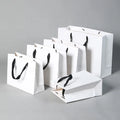 Custom Eco-Friendly Paper Bag with Handles White Brown Gift Craft for Shopping Printed Your Own Logo Promotions Clothing Shoes