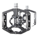 CXWXC 2 in 1 Bicycle Lock Pedal Aluminum Anti-slip Sealed Bearing Lock Pedal Accessories
