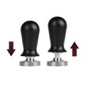 Customizable Coffee Accessories Barista Standard Espresso Coffee Tamper 304 Stainless Steel Base Spring Coffee Tamper