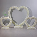 Heart Shaped Arch Floral Runner Wedding Decor Artificial Silk Flower for Proposal Arrangement Wedding Proposal Flower Heart Arch