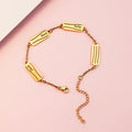 Fashion Jewelry Women Bracelet Wholesale Jewelry Fashion 18K Gold Plated Stainless Steel Bracelet
