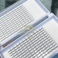 Promade Handmade Superroots Premade Eyelash Extensions Long-lasting 3D 4D 5D 6D Faux Mink Lashes with Long Stem Easy Application