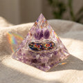 60 Styles 6CM Natural Crystal Orgone Pyramid Healing Chakra Energy Resin Meditation Reiki Spiritual Home Decoration Gift