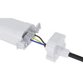 Stock LED Triproof 5ft Light Fixture 4000K PC Cover IP65 Waterproof LOCK Design Shop Light for Indoor Outdoor Use