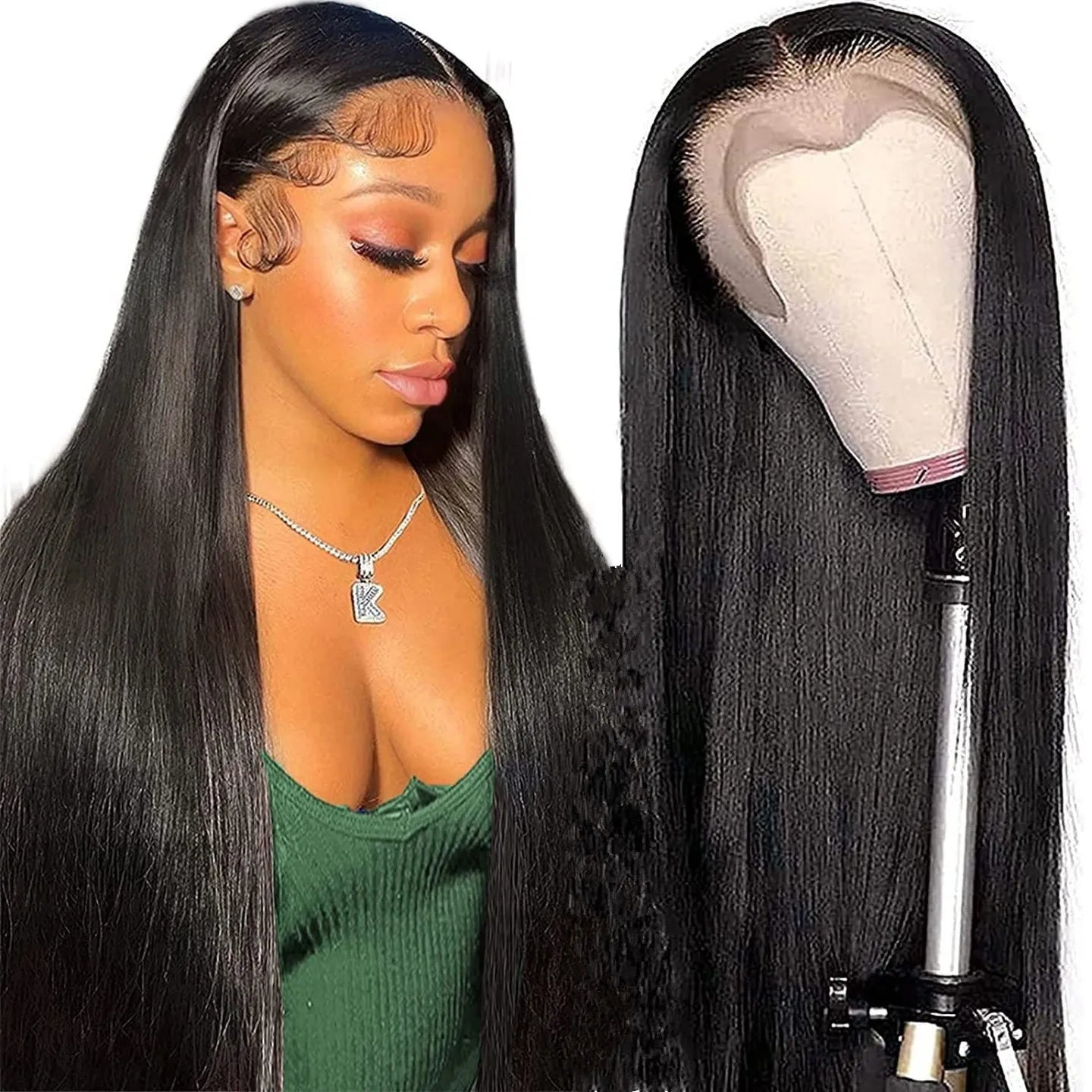 Wholesale Transparent 13x4 Full Lace Brazilian Hunan Hair Wigs Lace Front Wig Cuticle Aligned Hair Glueless Full Front Lace Wigs