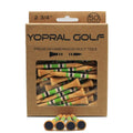 Customized Printed Logo Professional 54mm 70mm 83mm 2 3/4 Inches Eco-Friendly Wooden Bamboo Paper Box Bulk Golf Tees