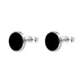 Europe United States Hot Sale Simple Fashion Personality Titanium Steel Stud Earrings With Enamel Men Women Fine Dangle Earrings