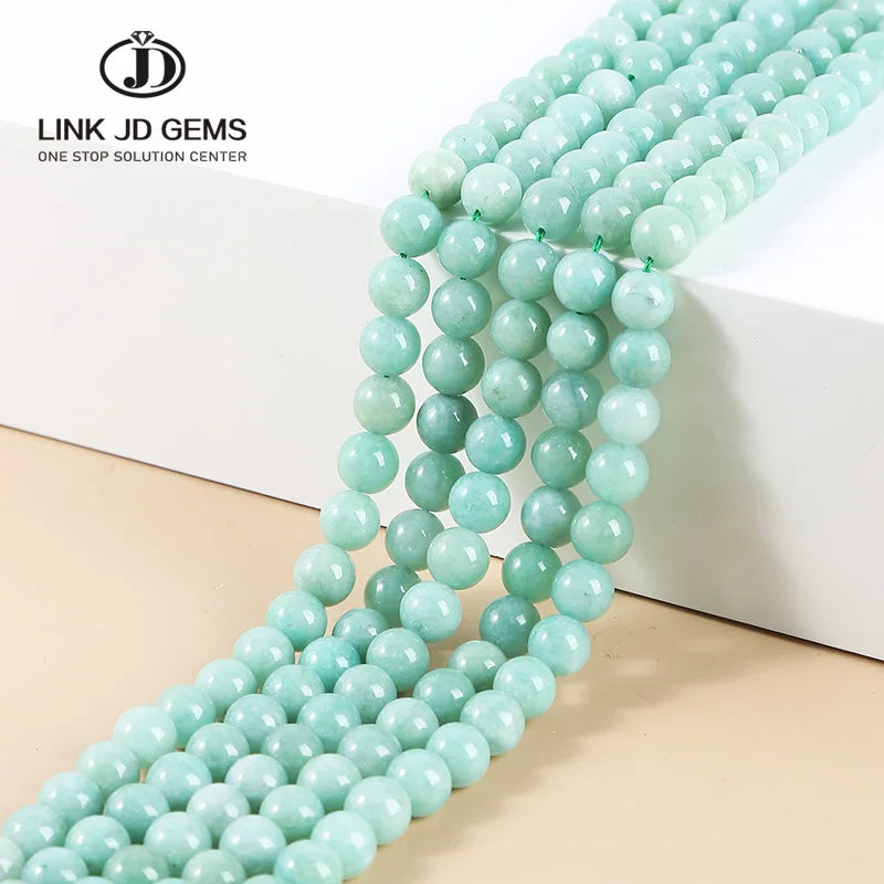 6/8/10mm Natural Green Myanmar Jade Beads Round Loose Stone Beads Real Jade Beads for Jewelry Making