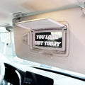 Custom Outdoor Vinyl Removable Motivational Affirmation Rear View Mirror Vehicle Car Decal Sticker
