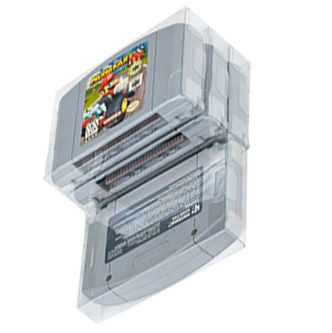 Clear case for Nintendo N64 Game Cart Protect case 11.7*77*20MM