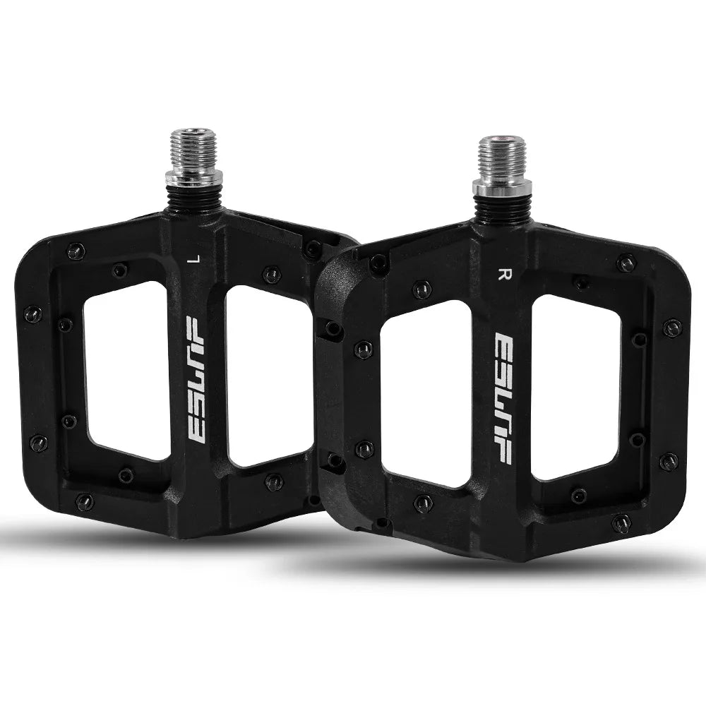 ESLNF for  Anti-Slip Ultralight Nylon Bicycle Pedal Colorful MTB Bike Pedals