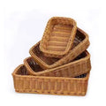 Cheap Bamboo Picnic Basket Fruit Gift Baskets with Custom Logo Bulk Wholesale Storage Baskets