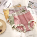 Graphene Anti-Bacterial Solid Everyday Bottom Crotch Hip Lifting Woman Panties High Waist Knitted Breathable Mature Full