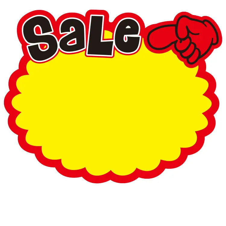 2020 Sale Paper Signs Price Burst Signs Assorted Display Tags for Retail Store