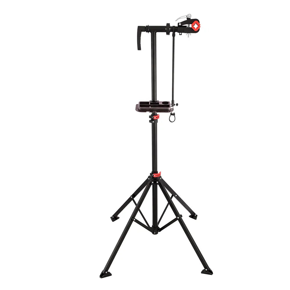 Howlighting Home Mechanic Stand Steel Bicycle Adjustable Height Workstand Maintenance & Training Bike Repair Rack Accessory