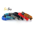 SinSky Hot Selling Plain All-season Nylon Imitation Pet Collar Traction Rope Chest Strap