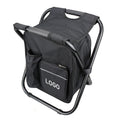 Custom Logo Multi Function Insulated Cooler Stool Backpack Portable Folding Seat for Outdoor Events