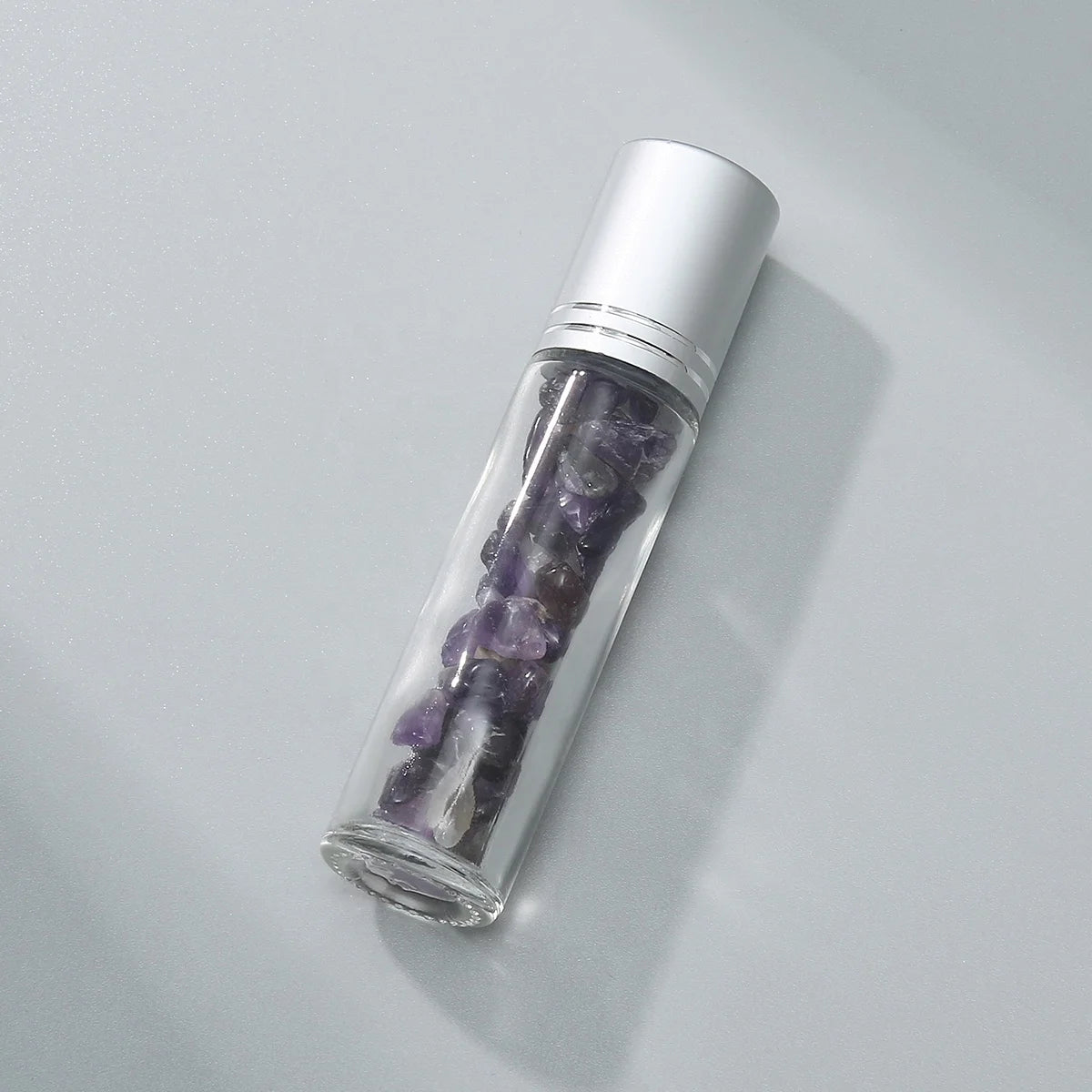 10ml Roll on Bottles Perfume Essential Oil Natural Jade Roller Bottle Glass Travel Refillable Cosmetic Packaging