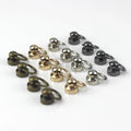 Metal Ball Post With O Ring Studs Rivets Nail Screwback Round Head Spots Spikes Leather Craft Phone case Decor Accessories