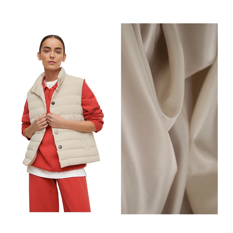 Factory Price 210T Taffeta Fabric Down Jacket Outer Fabric 380T Warm Windproof Jacket Lining Nylon Taffeta Fabric