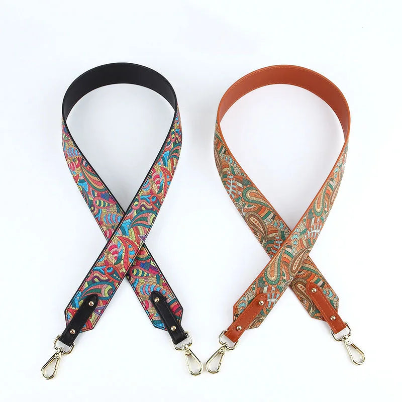 Meetee B-S2120 Magic Matching One-shoulder Diagonal Belt Accessory Printing Niche Bag Strap